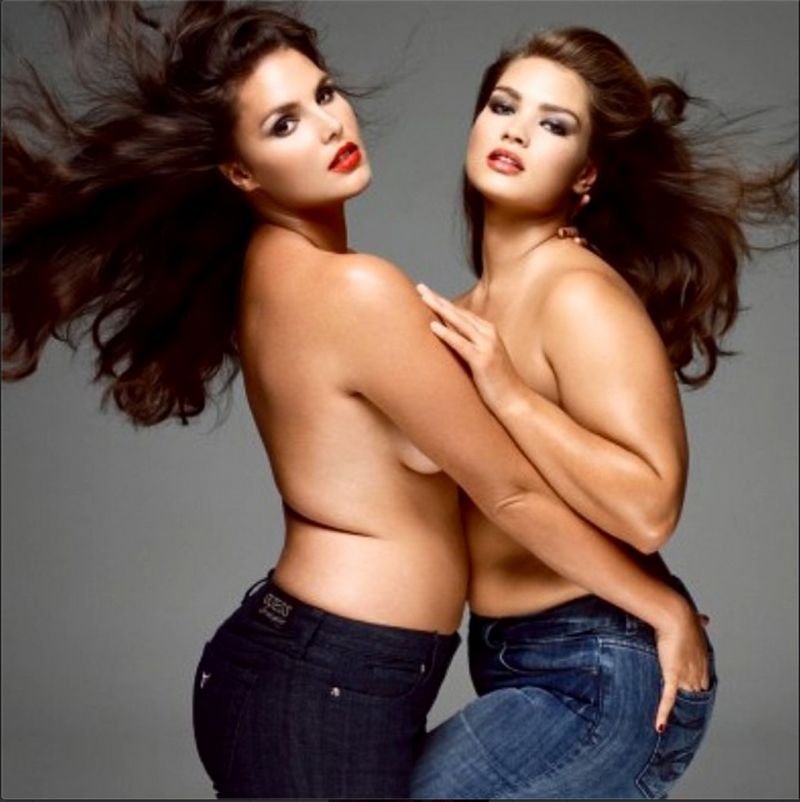 Un model plus size in calendarul Pirelli 2015